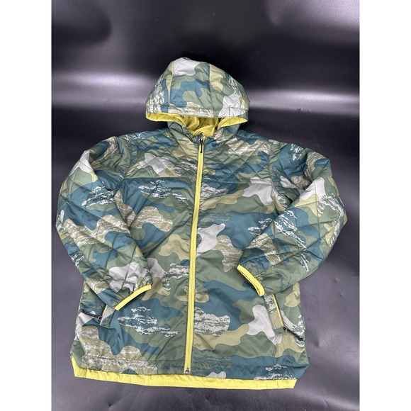 Stio Other - Stio Second Light Windshell Jacket Boys 14 Camo Topo Print Blue Ultralight